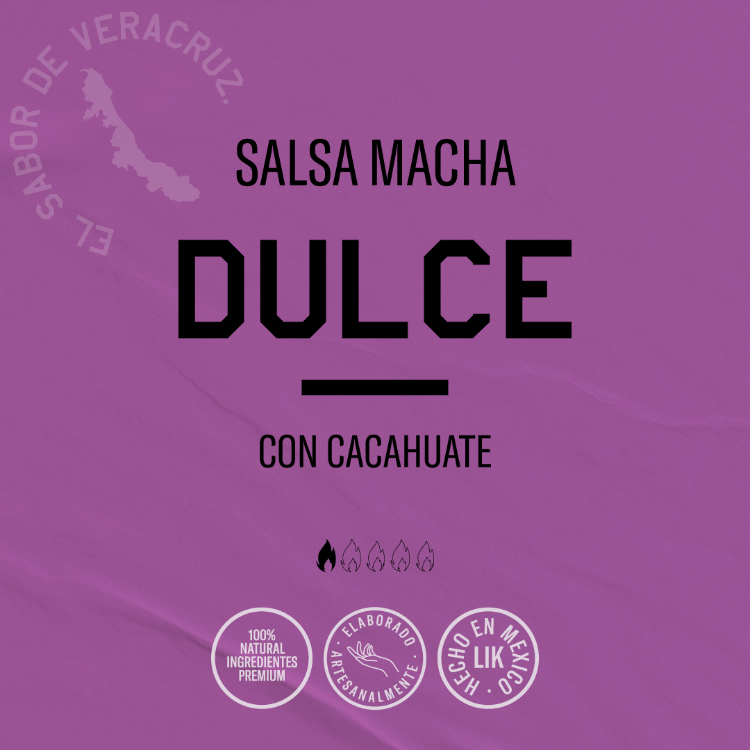 LIK MACHA Dulce con Cacahuate y Arándano